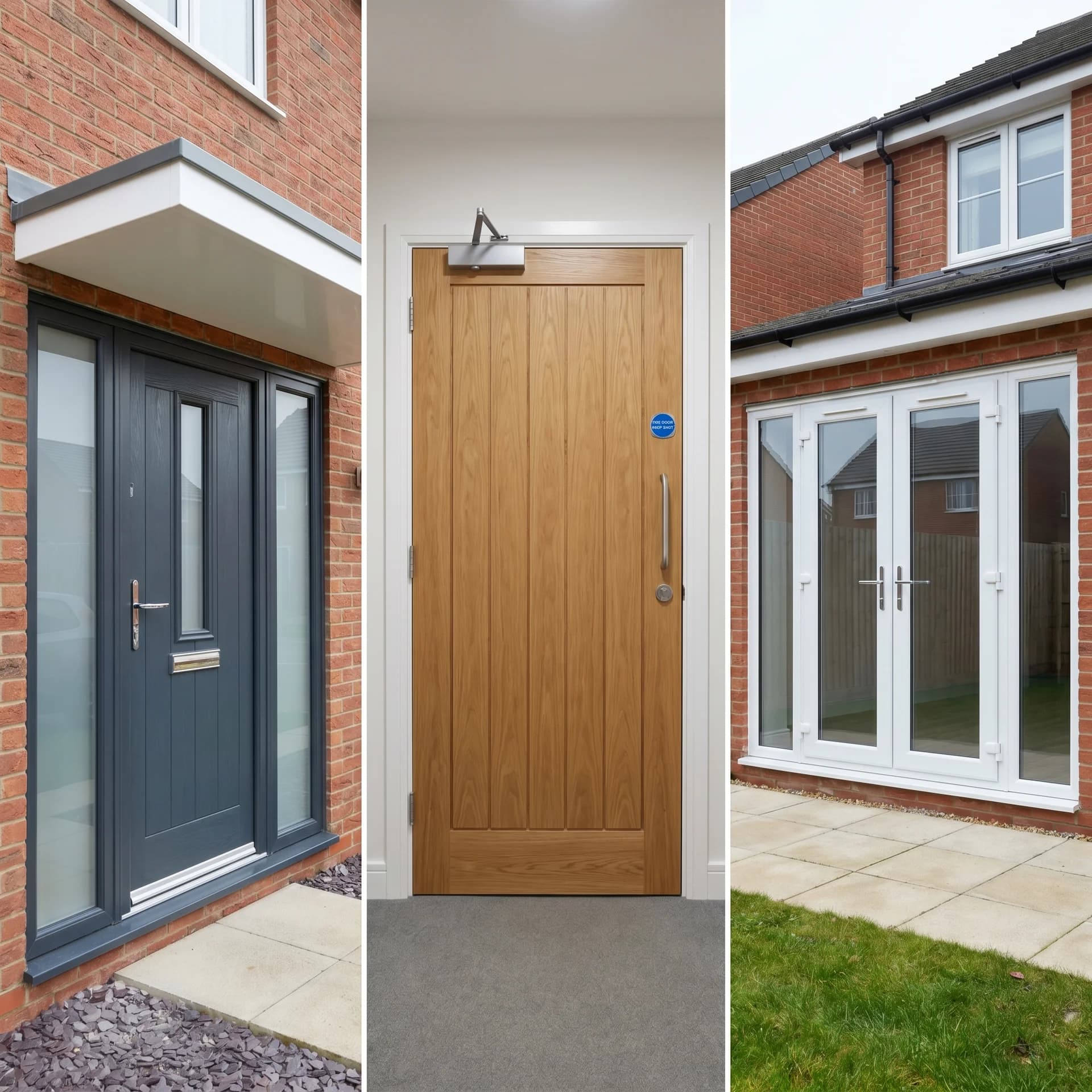Composite door, oak door and French doors — door types by A1 Window Construction Ltd
