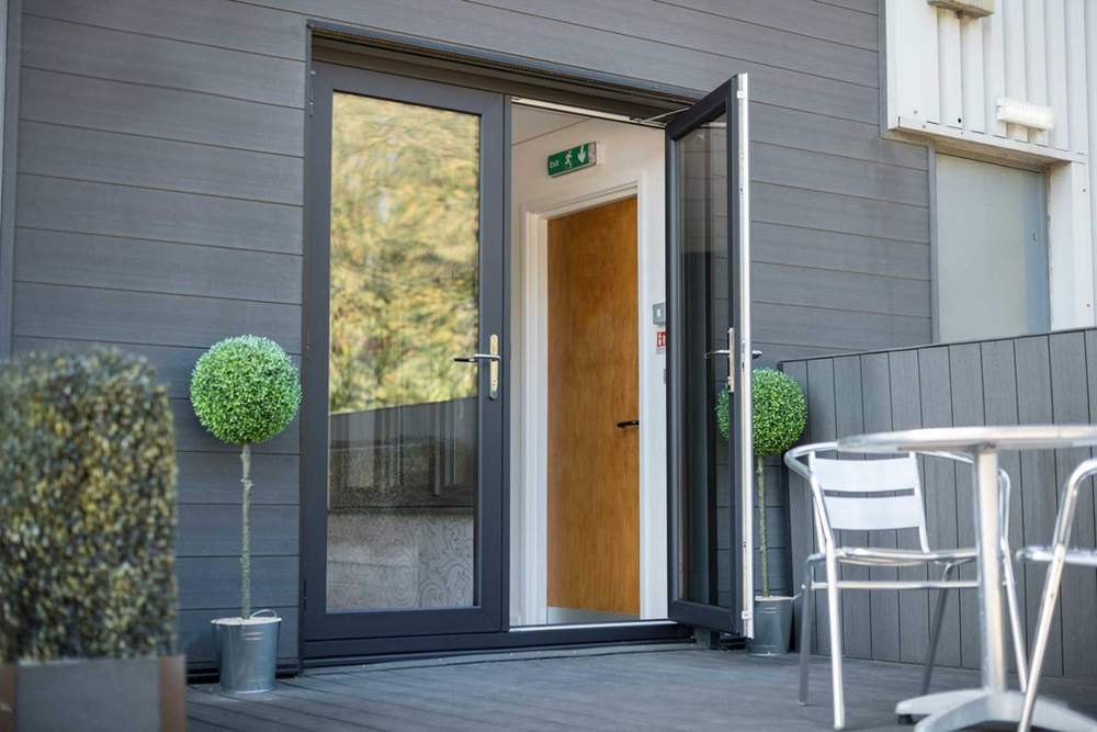 UPVC French doors garden access Surrey — A1 Window Construction Ltd