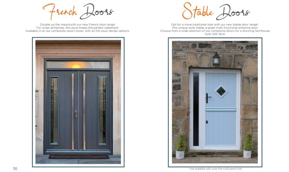 CompDoor French doors and Stable door configurations — A1 Window Construction Ltd
